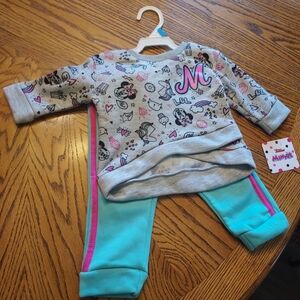 NWT Minnie Mouse Sweatsuit